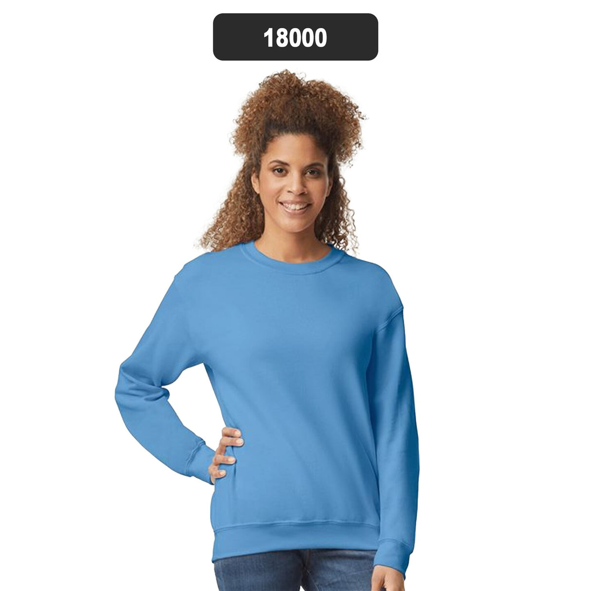 Gildan® Heavy Blend Crewneck Long Sleeve Sweatshirt