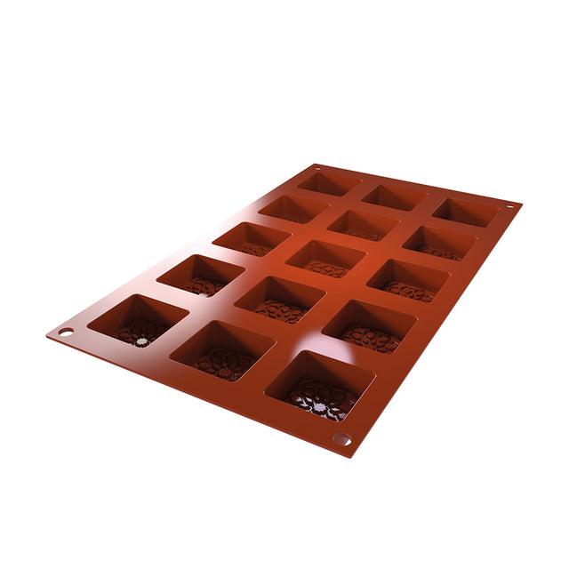 Silikomart SF379 MAURESQUE Silicone Baking & Freezing Mold, 0.8 oz., 15 Cavities