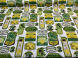 Olives & Oil Capri Cotton Duck Fabric - Green Yellow Black On White Background, 54" Width (1 Yard)