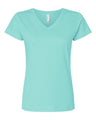 LAT Women's Fine Jersey V-Neck Tee