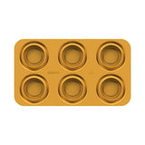 Silikomart PIATTO80 Plate/Saucer Silicone Baking & Freezing Mold, 2.7 oz., 6 Cavities