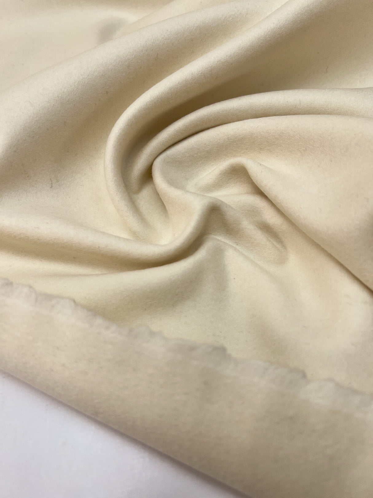 Wool Tweed Bonded White Shades