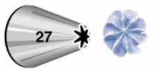 SS Decor Closed Star Decorating Tip #27