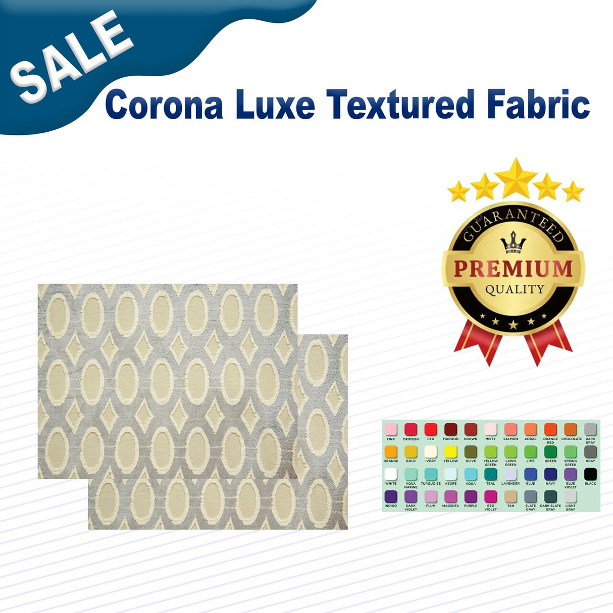 Corona Luxe Textured Fabric