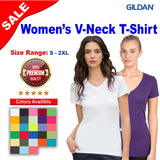 Gildan® Short Sleeve Women’s V-Neck T-Shirt