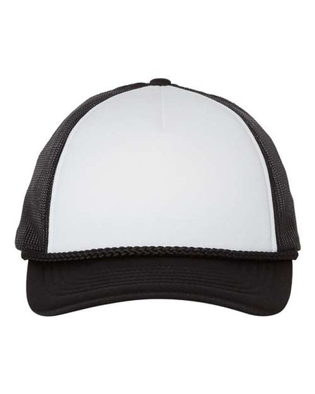 Richardson garment washed printed trucker cap for casual wear