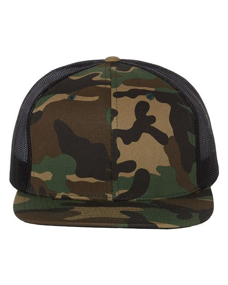 Richardson twill back trucker cap with breathable mesh