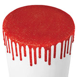 Satin Ice Red Glitter Glaze, 10 oz.