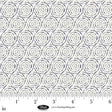 Cotton Print Cameo Appearance Circular Geometric White Fabric 44/45"