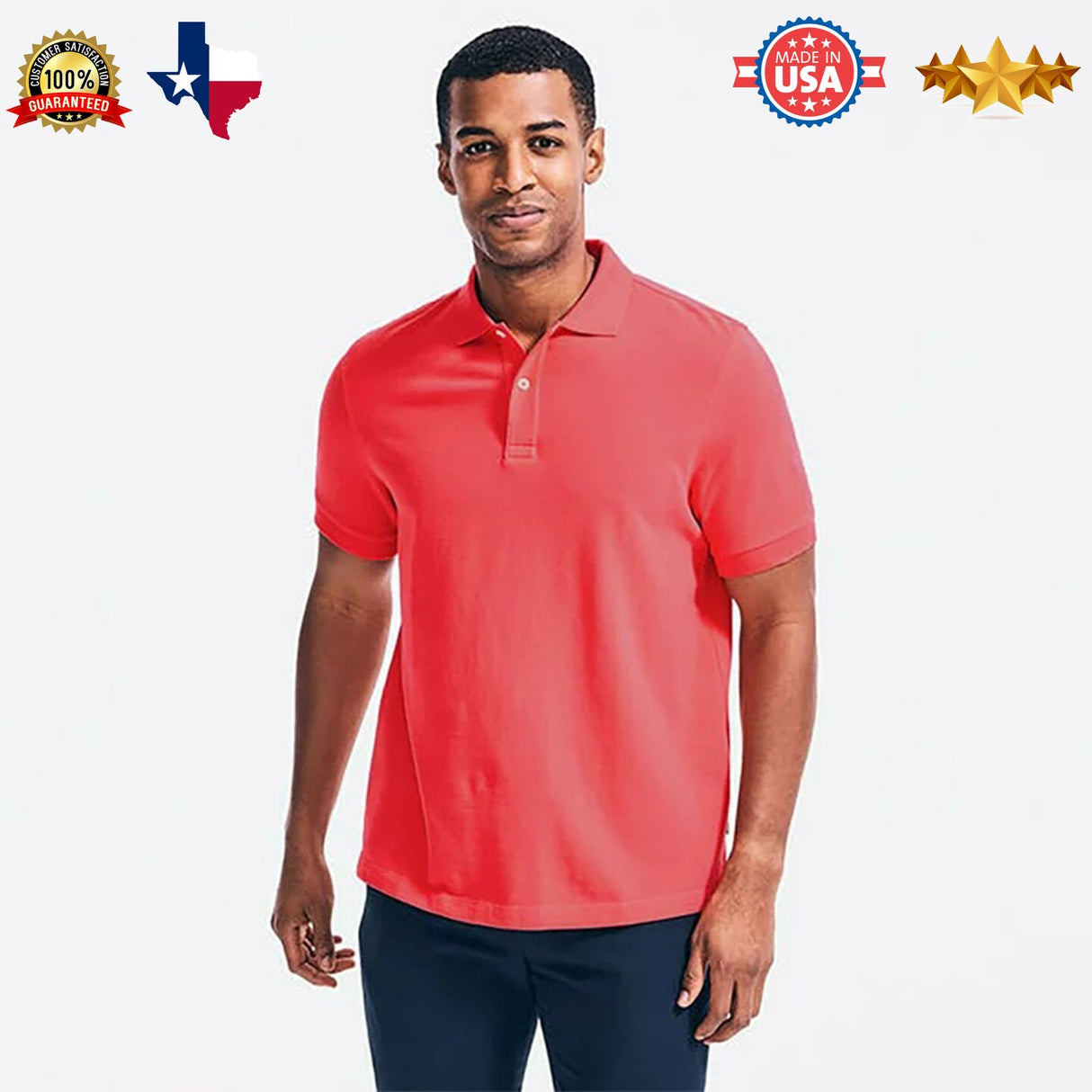 Radyan® Best Polo Performance Ultra Soft Plain Short Sleeve T-Shirts