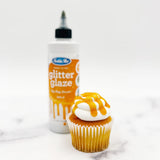 Satin Ice Gold Glitter Glaze, 10 oz.