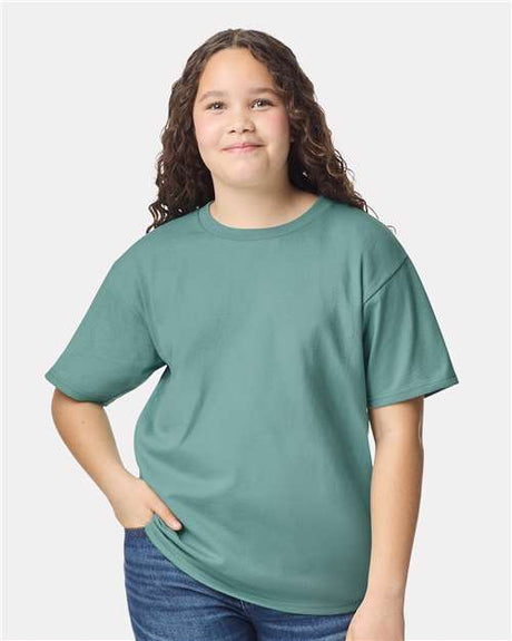 Youth Heavy Cotton Short Sleeve Crewneck T-Shirt