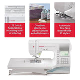 Singer Quantum Stylist 9960 Sewing Machine - With Extension Table, White (1 Unit)