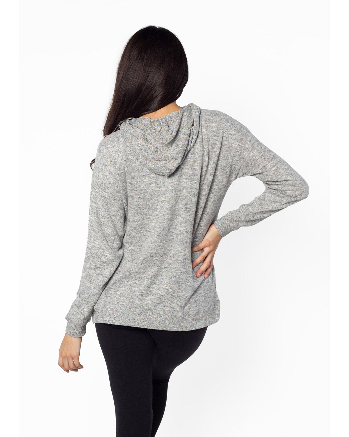 Ladies' Cozy Tunic Hooded Sweatshirt