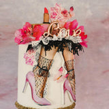 Crystal Candy Pretty in Pink Edible Heels Kit