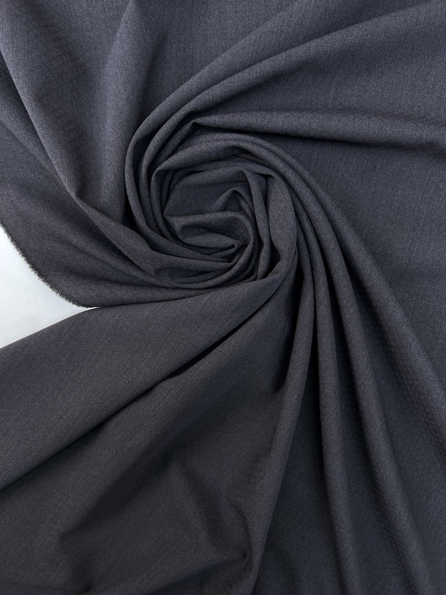 Italian Melange Suiting Fabric Shades Of Gray