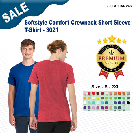 Gildan® Softstyle Comfort Crewneck Short Sleeve T-Shirt