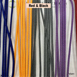 10 Yards Red & Black Craft Elastic Cord Thick