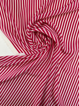 Silk Crepe Pink Striped