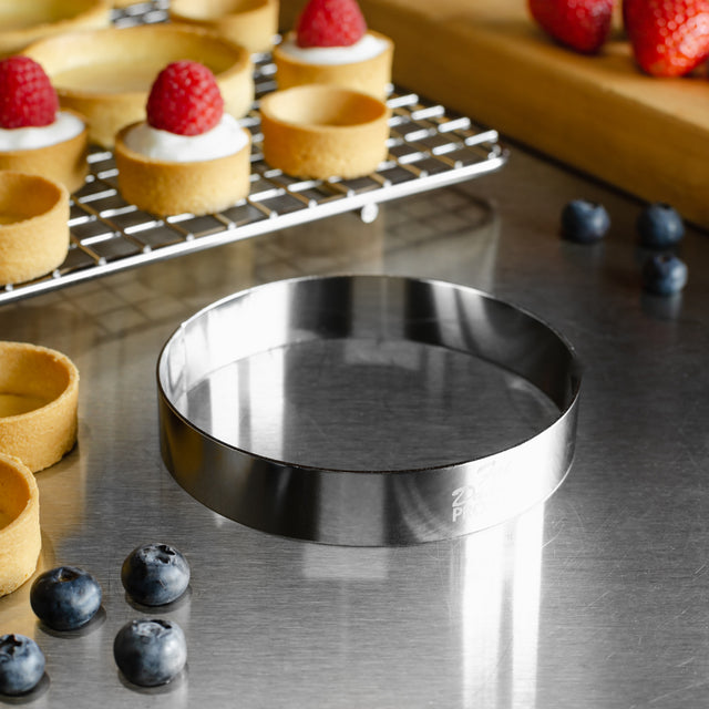 Fat Daddio's Stainless Steel Cake Ring, 3-1/2" x 3/4" High