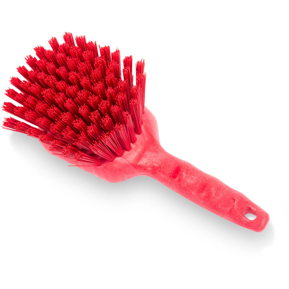 Carlisle Sparta Floater Scrub Brush, 8" - Red