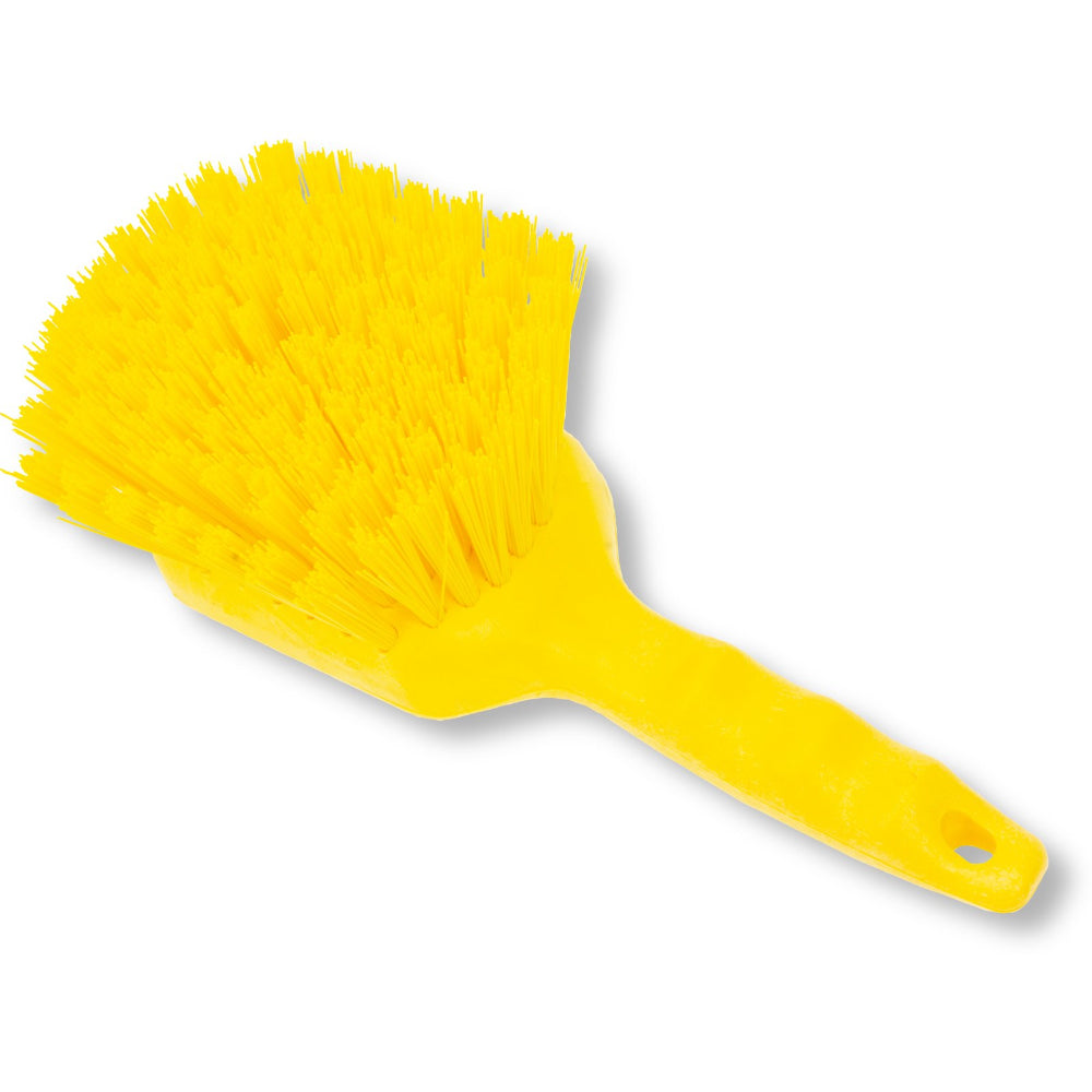 Carlisle Sparta Floater Scrub Brush, 8" - Yellow