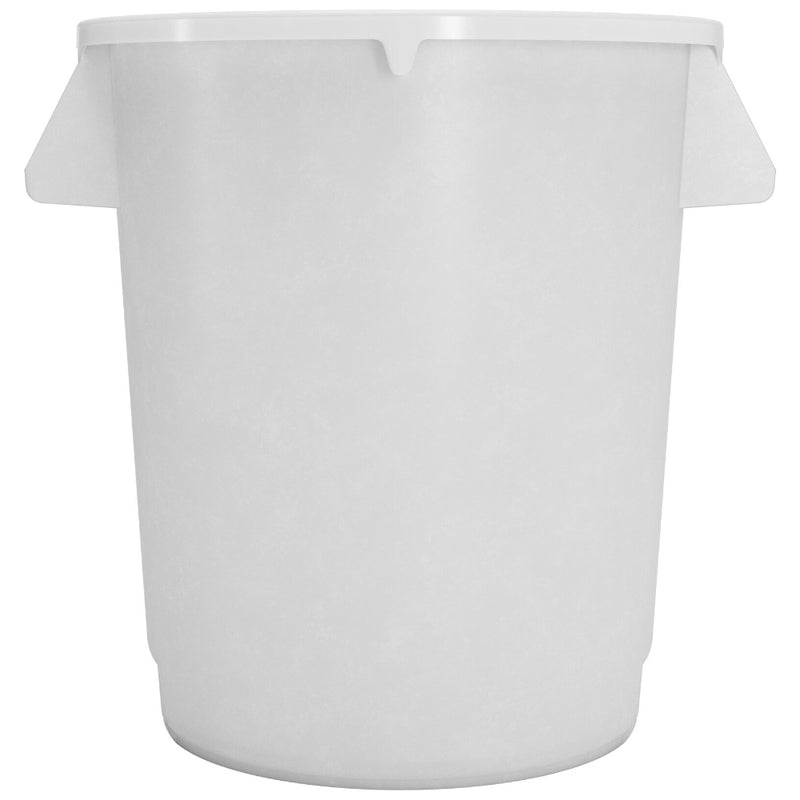 Carlisle Bronco White Round Waste Container, 10 Gallon