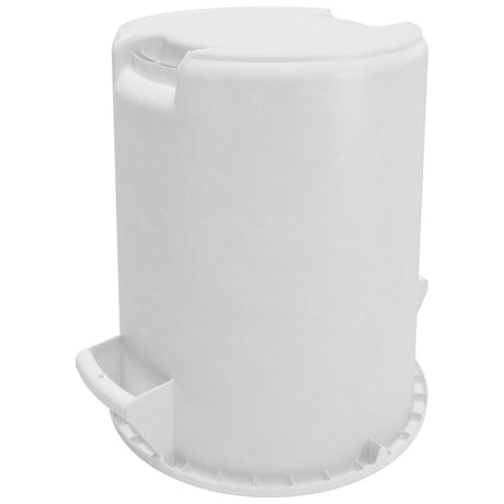 Carlisle Bronco White Round Waste Container, 10 Gallon