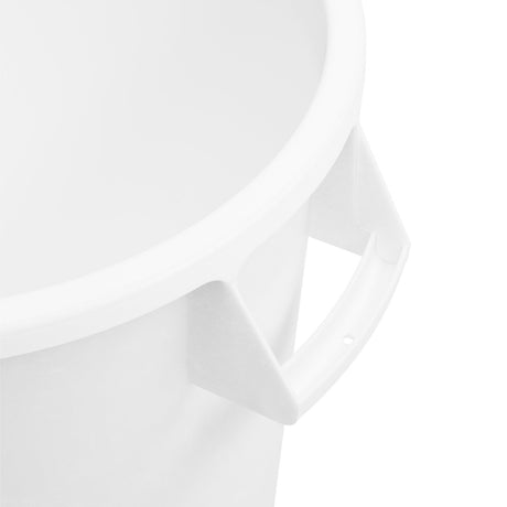 Carlisle Bronco White Round Waste Container, 10 Gallon