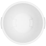 Carlisle Bronco White Round Waste Container, 10 Gallon