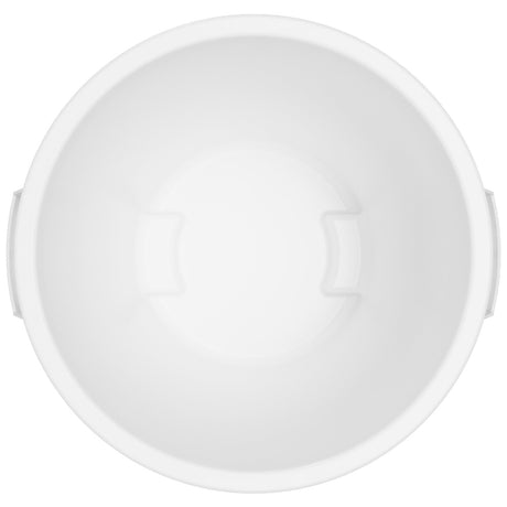 Carlisle Bronco White Round Waste Container, 10 Gallon