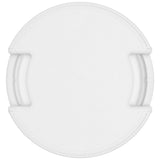 Carlisle Bronco White Round Waste Container, 10 Gallon