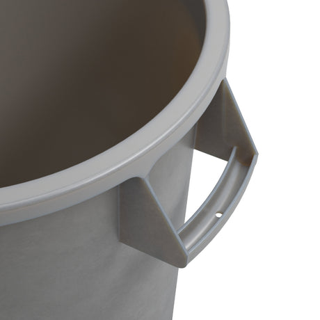Carlisle Bronco Grey Round Waste Container, 10 Gallon