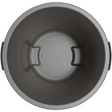 Carlisle Bronco Grey Round Waste Container, 10 Gallon