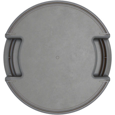 Carlisle Bronco Grey Round Waste Container, 10 Gallon