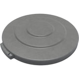 Carlisle Bronco Round Gray Lid for 10 Gallon Waste Container