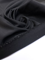 Black Polyamide Elastane Twill