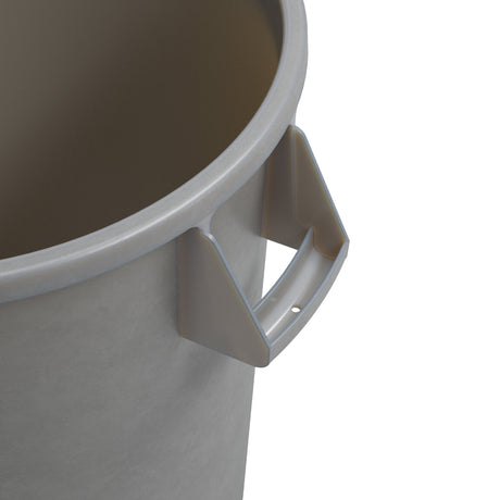 Carlisle Bronco Gray Round Waste Container, 20 Gallon