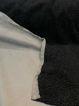 Italian Faux Sheepskin Polyester Fabric - Black Sterling, 60" Width (1 Yard)