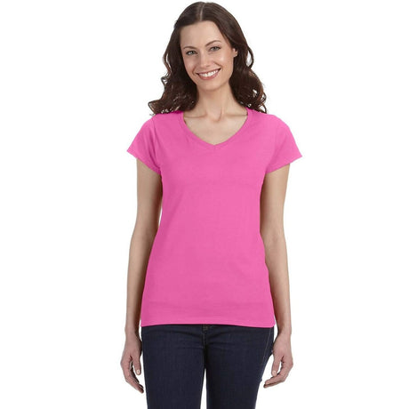 Gildan Women’s Heavy Cotton V-Neck T-Shirt | Soft Durable Tee