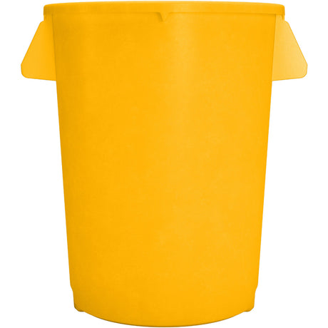 Carlisle Bronco Yellow Round Waste Container, 32 Gallon