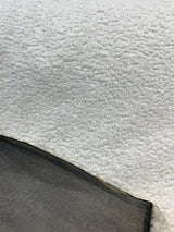 Italian Faux Sheepskin Polyester Fabric - White Sterling, 60" Width (1 Yard)