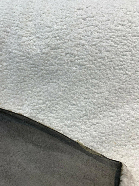 Italian Faux Sheepskin Polyester Fabric - White Sterling, 60" Width (1 Yard)