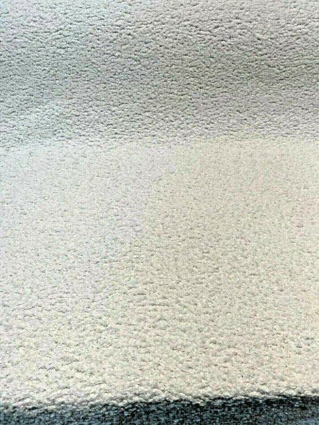 Italian Faux Sheepskin Polyester Fabric - White Sterling, 60" Width (1 Yard)