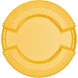 Carlisle Bronco Yellow Round Waste Container, 32 Gallon