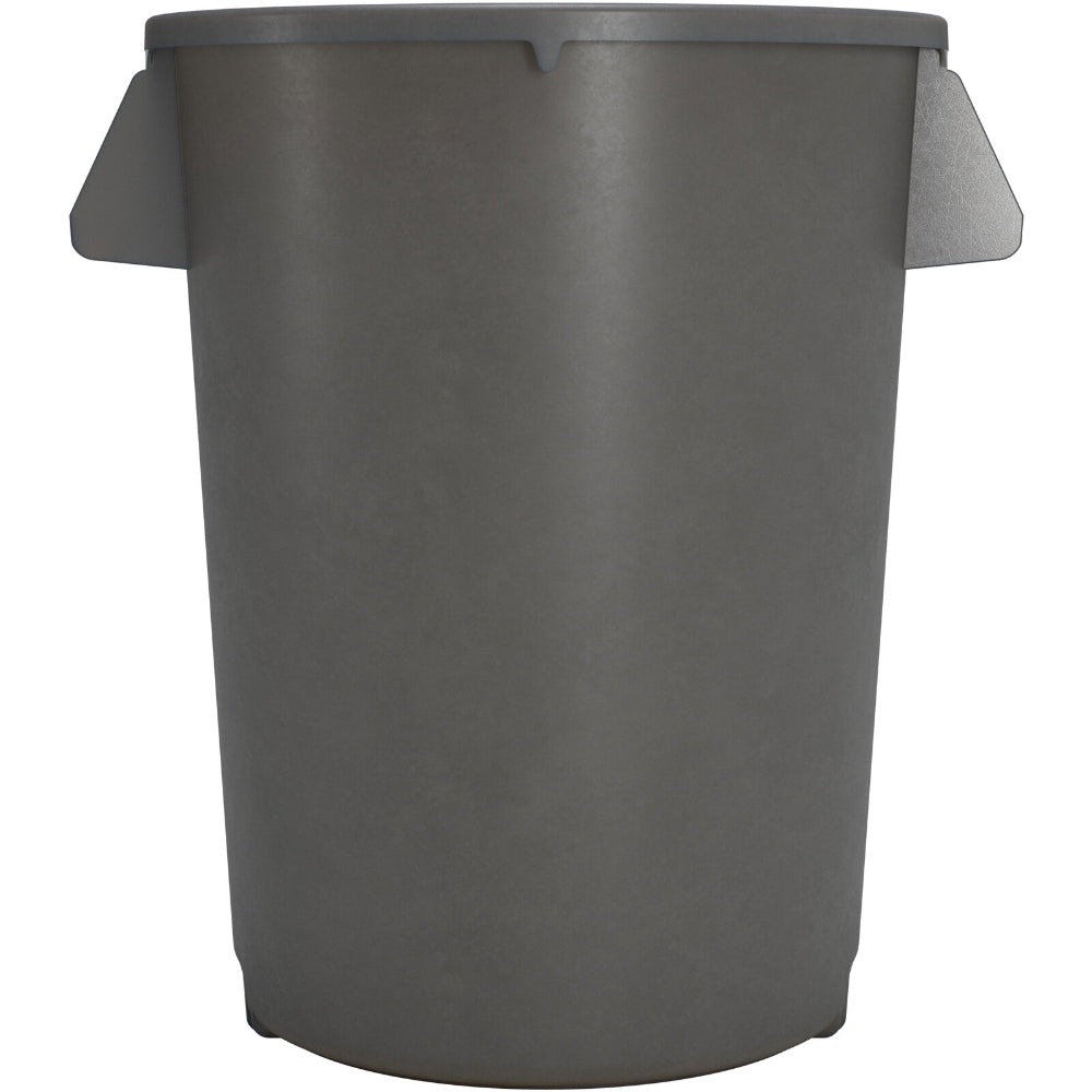 Carlisle Bronco Gray Round Waste Container, 32 Gallon
