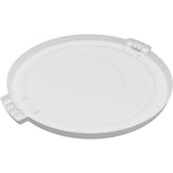 Carlisle Bronco Round White Lid for 32 Gallon Waste Container