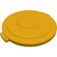 Carlisle Bronco Round Yellow Lid for 32 Gallon Waste Container