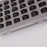 Bobbin Organizer With Fitted Foam Filled With 30 Bobbins Convenient Storage for Sewing