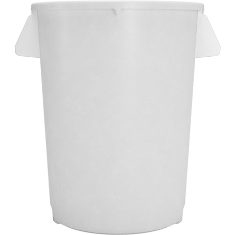 Carlisle Bronco White Round Waste Container, 44 Gallon